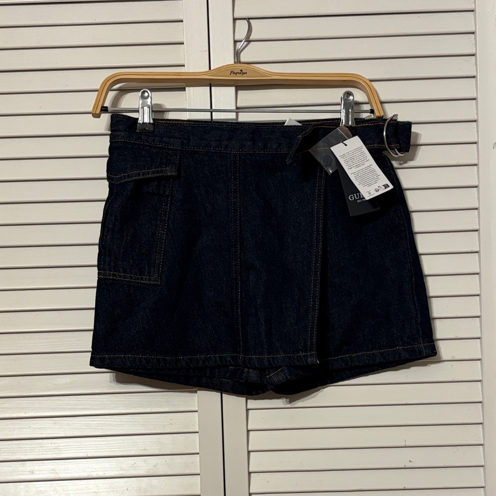NWT Guess Girls Denim Short Skirt